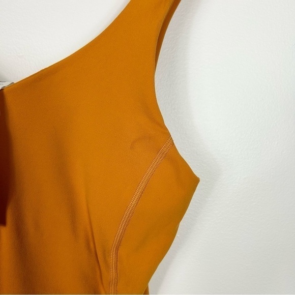 Lululemon Align Onesie 8" Autumn Orange 6 - Picture 8 of 10